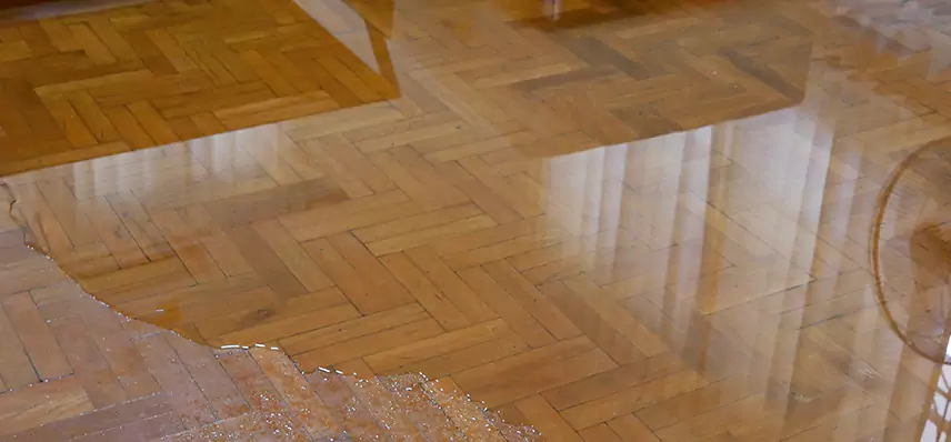 Laminate Wood Floor Water Damage Repair in Glassboro